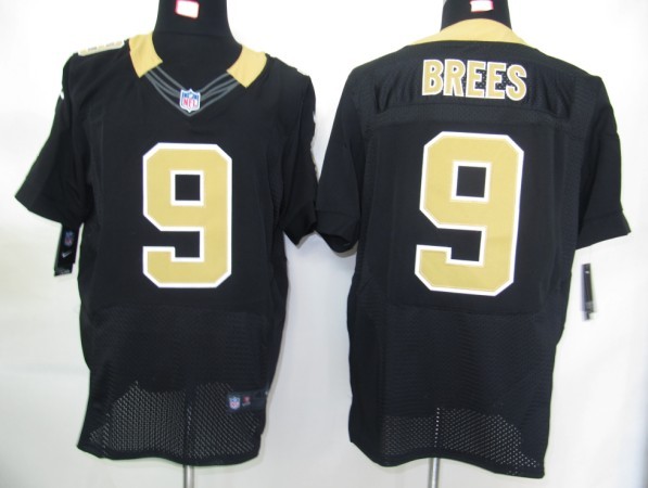 Nike Elite Jersey New Orleans Saints 9 Brees Authentic